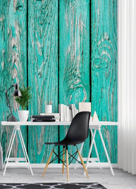 Fototapeta Feeby Turkusowe deski  150x210 1 szt