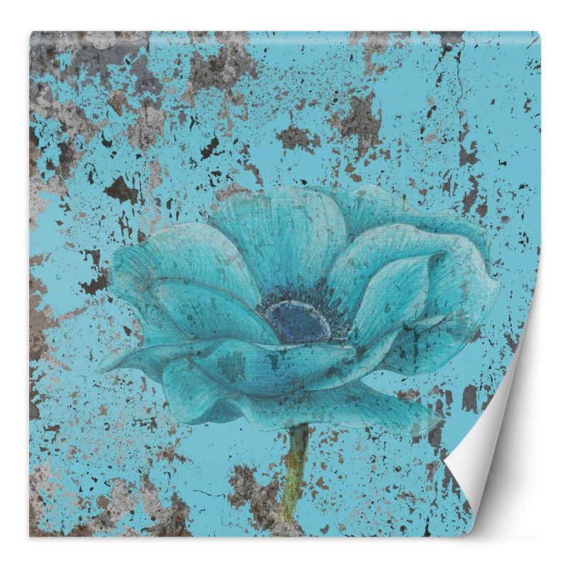 Fototapeta Feeby Turkusowy kwiat shabby chic  200x200 1 szt