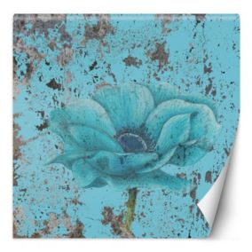 Fototapeta Feeby Turkusowy kwiat shabby chic  200x200 1 szt