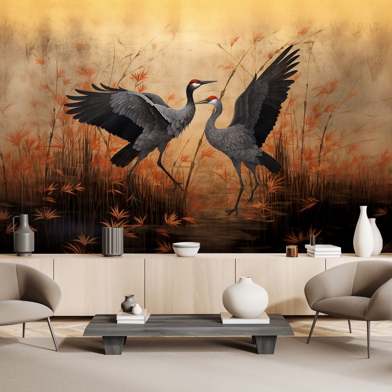 Fototapeta Feeby Żuraw Natura Ptaki  300x210 1 szt