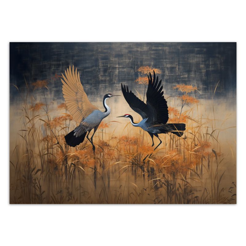 Fototapeta Feeby Żuraw Ptaki Abstrakcja  350x245 1 szt