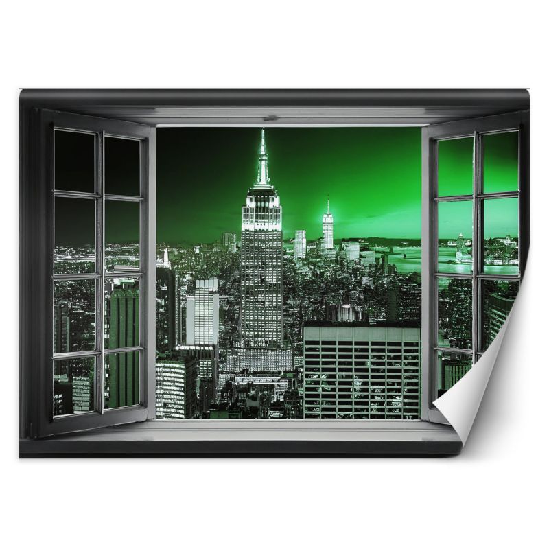 Fototapeta Feeby Widok z okna Miasto Budynki Abstrakcja  400x280 1 szt