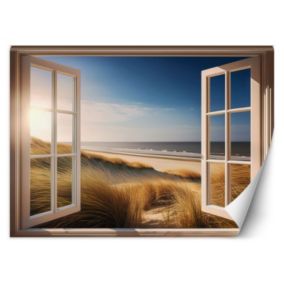 Fototapeta Feeby Widok z okna Morze Plaża Natura  450x315 1 szt