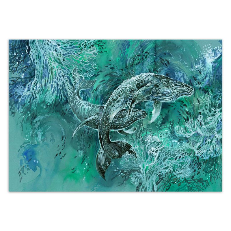 Fototapeta Feeby Wieloryby morze turkusowy  350x245 1 szt