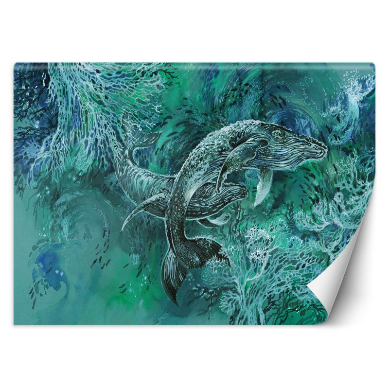Fototapeta Feeby Wieloryby morze turkusowy  450x315 1 szt