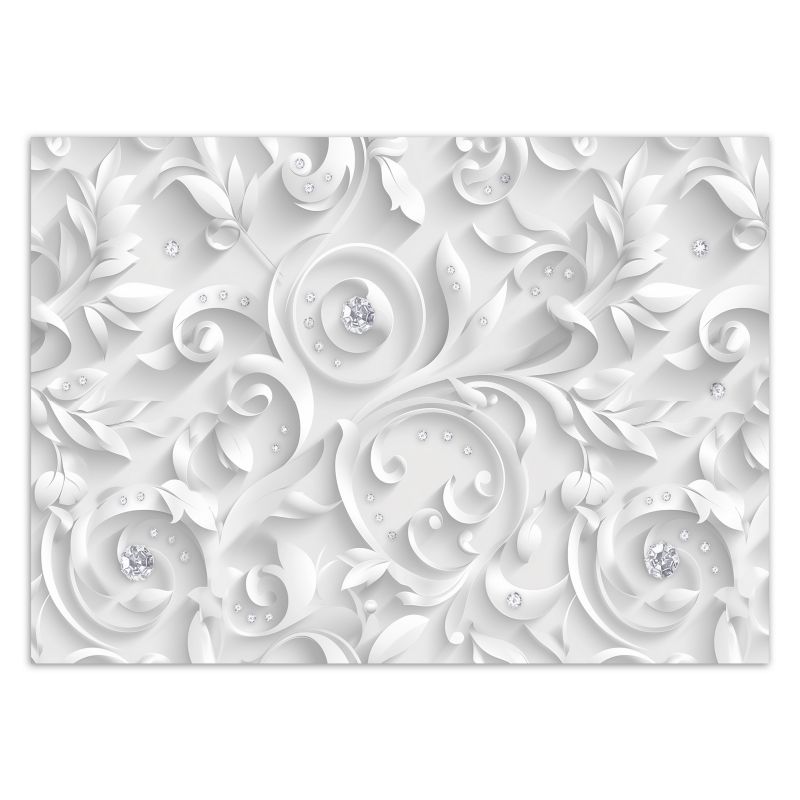 Fototapeta Feeby Wzór Kwiaty Diamenty Glamour  300x210 1 szt