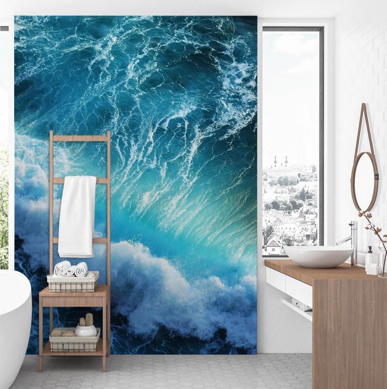 Fototapeta Feeby Wzburzone błękitne morze  150x210 1 szt