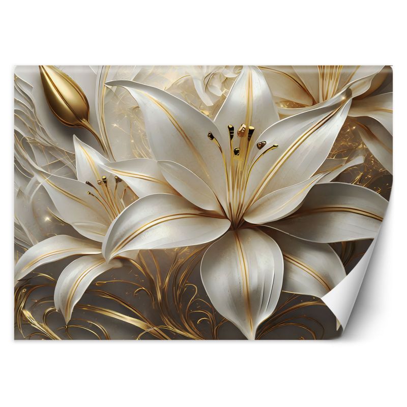 Fototapeta Feeby Złota Lilia Kwiat  150x105 1 szt