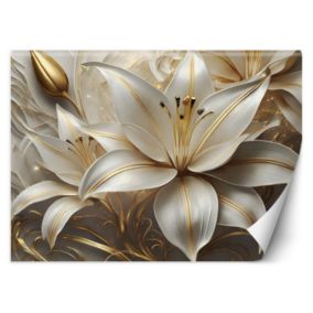 Fototapeta Feeby Złota Lilia Kwiat  150x105 1 szt