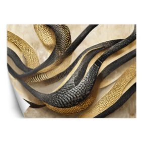 Fototapeta Feeby Złota tekstura Glamour z wężowej skóry  450x315 1 szt