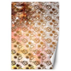 Fototapeta Feeby Złote kształty abstrakcja  150x210 1 szt