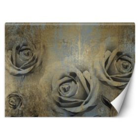 Fototapeta Feeby Złote róże kwiaty  350x245 1 szt