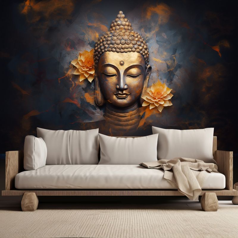 Fototapeta Feeby Złoty budda abstrakcja  100x70 1 szt