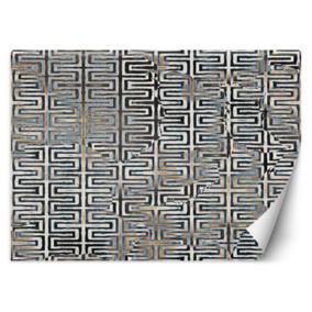 Fototapeta Feeby Złoty geometryczny wzór glamour  254x184 1 szt