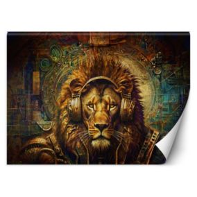 Fototapeta Feeby Złoty lew Abstrakcja  200x140 1 szt