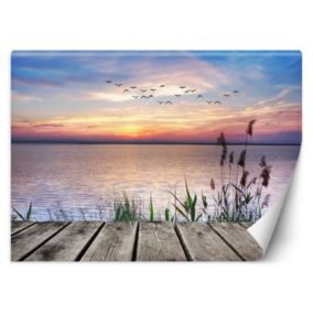 Fototapeta Feeby Zachód słońca nad jeziorem  250x175 1 szt