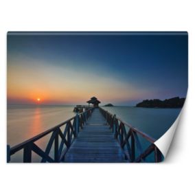 Fototapeta Feeby Zachód słońca pomost  400x280 1 szt
