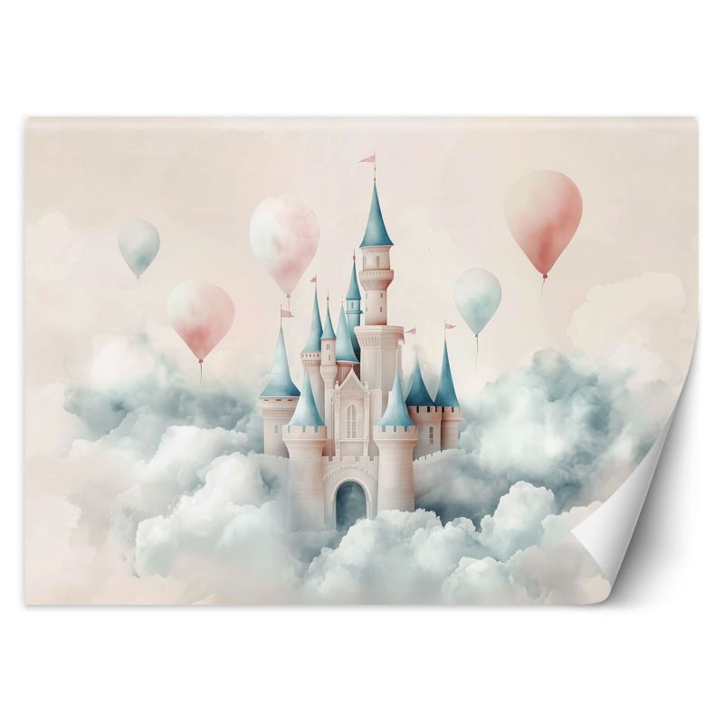 Fototapeta Feeby Zamek z balonikami w chmurach  150x105 1 szt