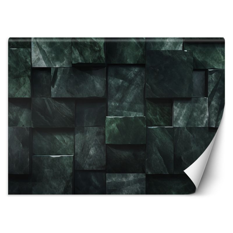 Fototapeta Feeby Zielone sześciany 3D  200x140 1 szt