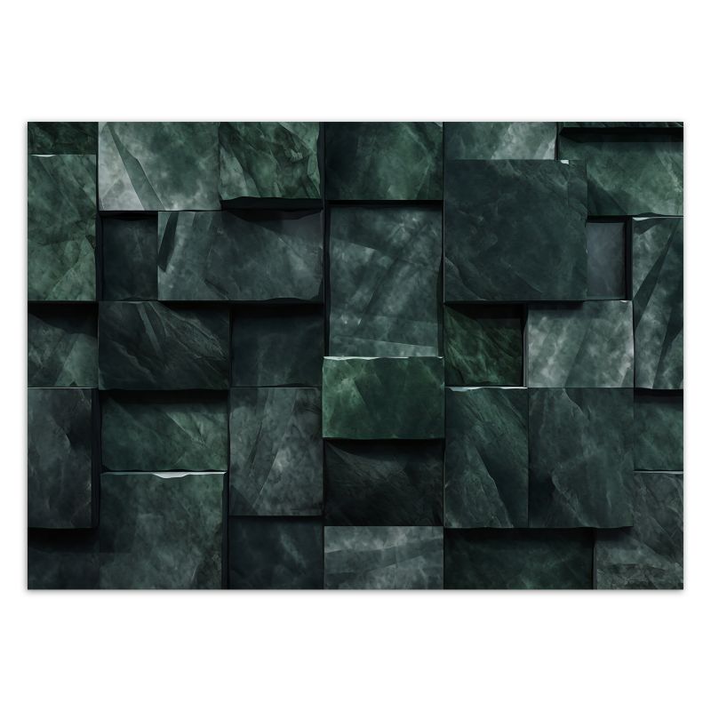 Fototapeta Feeby Zielone sześciany 3D  200x140 1 szt