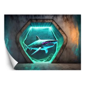 Fototapeta Feeby Zwierzęta Neon Rekin  150x105 1 szt