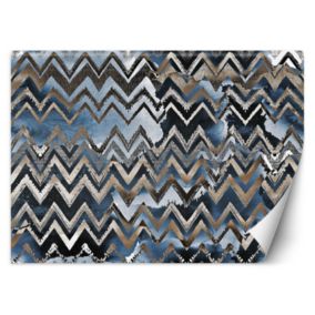 Fototapeta Feeby Zygzaki złoty wzór glamour  350x245 1 szt