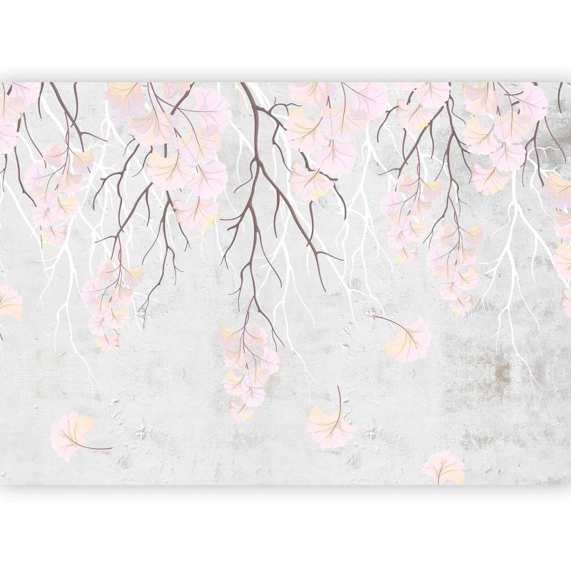 Fototapeta flizelinowa Premium Artgeist 155g/m2 Kwiaty czarna 300x210 (6 części) 0660ab rolka 1 szt