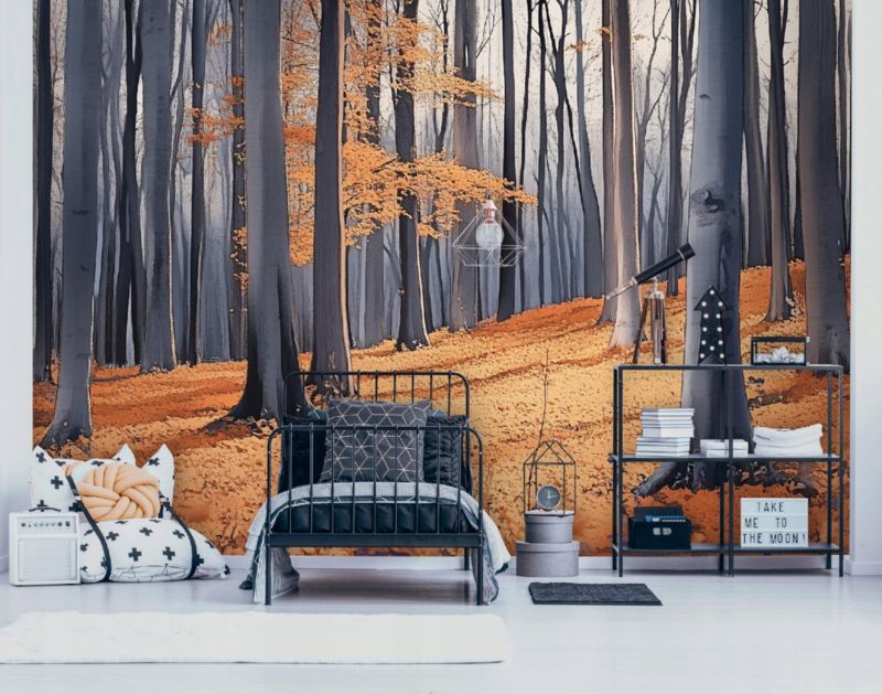 Fototapeta Las Drzewa Natura WALLARENA 300x210 cm Tapeta Ścienna Na Flizelinie 1 szt.