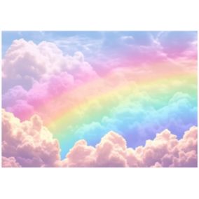 Fototapeta Na Flizelinie WALLARENA 250x175 cm Tapeta Dziecięca Dla Dziewczynki Tęcza 1 szt.