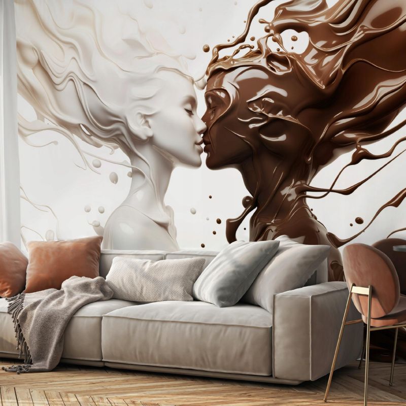 Fototapeta Na Flizelinie WALLARENA 350x250 cm Tapeta Ścienna Kobieta Abstrakcja 1 szt.