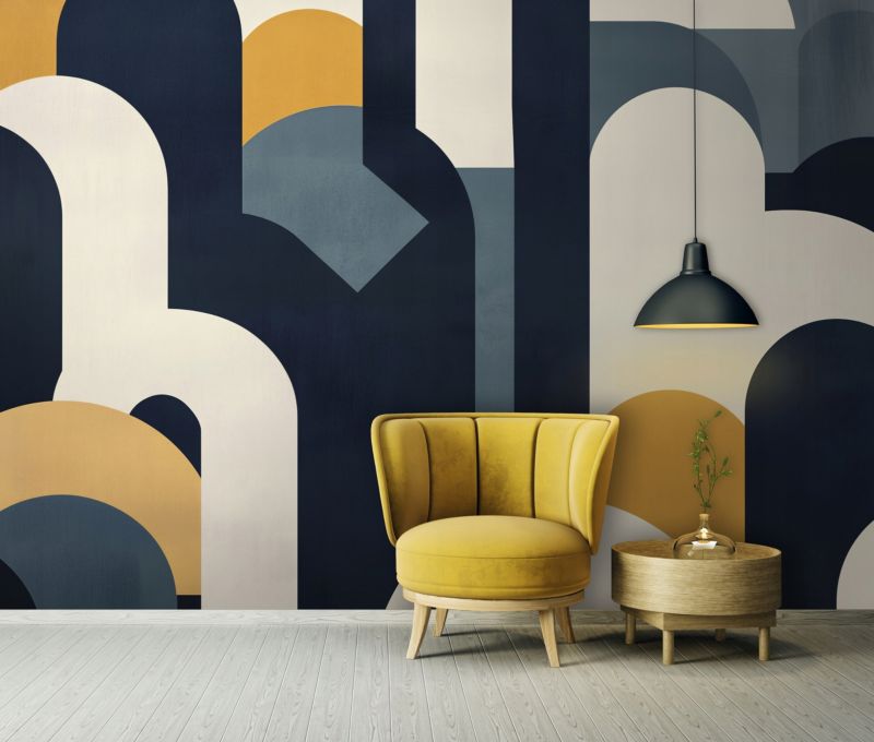 Fototapeta Na Flizelinie WALLARENA 350x250 cm Tapeta Do Sypialni Salonu Art Deco 1 szt.