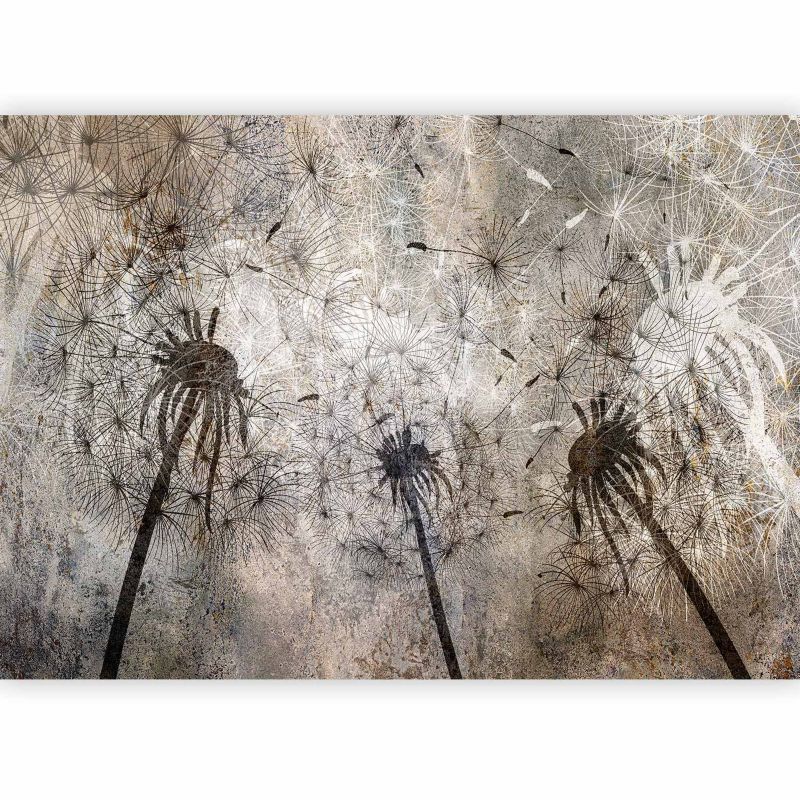 Fototapeta samoprzylepna Artgeist Kwiaty szara 245x175 (5 części) 0881aa rolka 1 szt