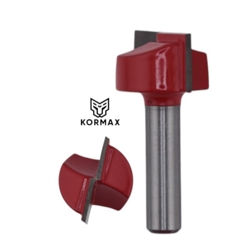 Frez do drewna prosty Kormax 25x13mm trzpień 8mm do planowania płaszczyzn (FD-CBB-8-25-13) - 1 szt.