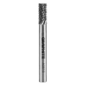 Frez do metalu GRAPHITE typ A (walcowy), 6 x 16 mm, trzpień 6 x 45 mm 1 szt