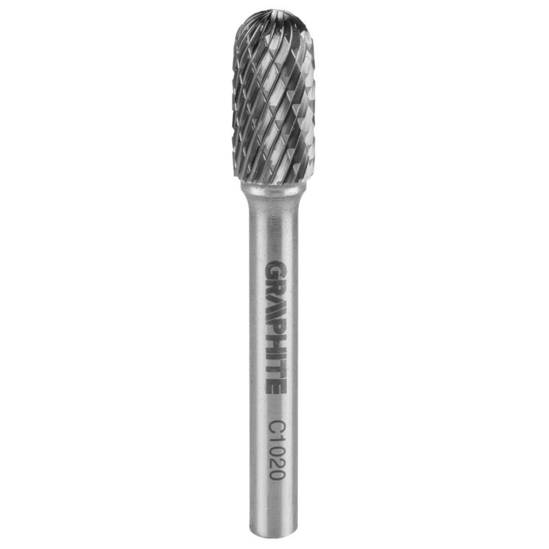 Frez do metalu GRAPHITE typ C (walcowy zaokrąglony), 10 x 20 mm ...