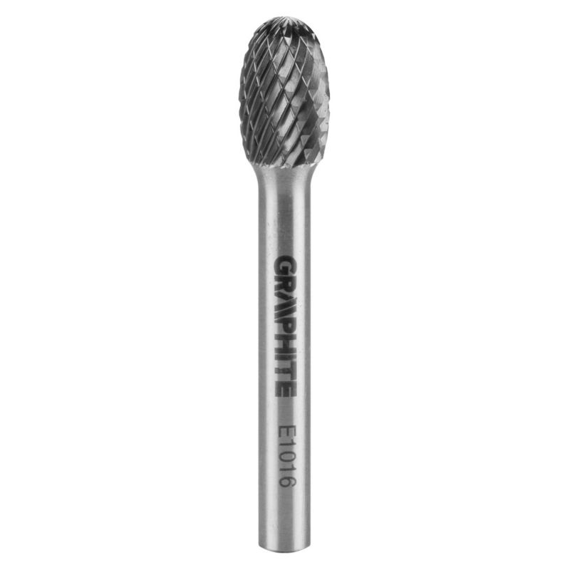 Frez do metalu GRAPHITE typ E (owalny), 10 x 16 mm, trzpień 6 x 45 mm 1 szt