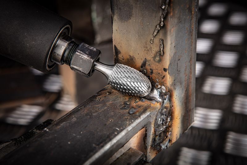 Frez do metalu GRAPHITE typ E (owalny), 10 x 16 mm, trzpień 6 x 45 mm 1 szt