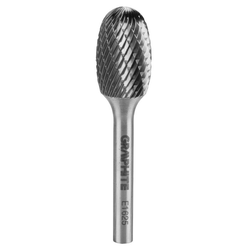 Frez do metalu GRAPHITE typ E (owalny), 16 x 25 mm, trzpień 6 x 45 mm 1 szt