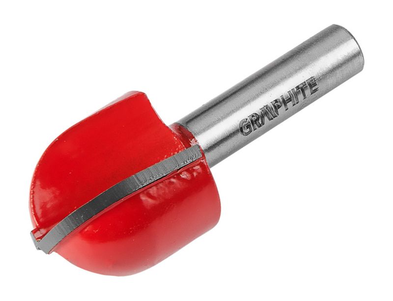 Frez do rowków GRAPHITE długi typu U, HM, 12.7 x 19.6 mm, trzpień 8 mm 1 szt