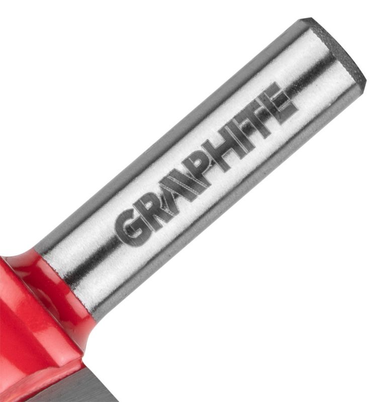 Frez kształtowy GRAPHITE z łożyskiem, ozdobny, HM, 25.7 x 9.7 mm, trzpień 8 mm 1 szt