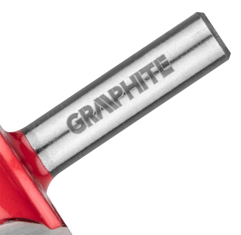 Frez kształtowy GRAPHITE z łożyskiem, ozdobny, HM, 34.9 x 15 mm, trzpień 8 mm 1 szt