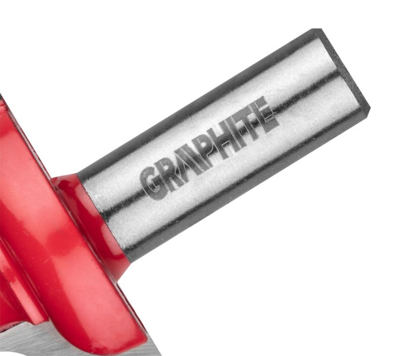 Frez kształtowy GRAPHITE z łożyskiem, ozdobny, HM, 38.4 x 17.5 mm, trzpień 12 mm 1 szt