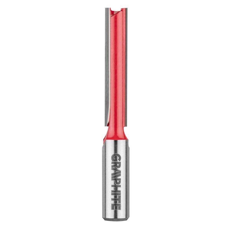 Frez palcowy GRAPHITE dwuostrzowy długi, HM, 10 x 50 mm, trzpień 12 mm 1 szt