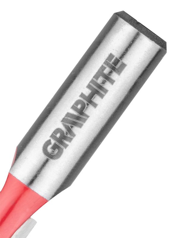 Frez palcowy GRAPHITE dwuostrzowy, HM, 12 x 25 mm, trzpień 12 mm 1 szt