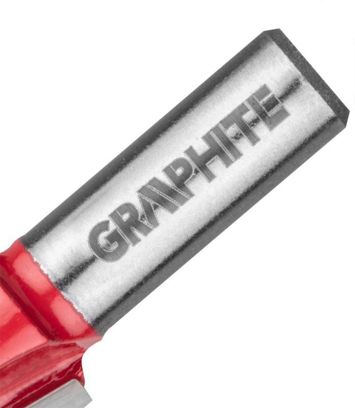 Frez palcowy GRAPHITE dwuostrzowy, HM, 20 x 19 mm, trzpień 12 mm 1 szt