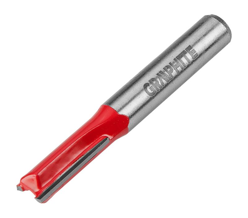 Frez palcowy GRAPHITE dwuostrzowy, HM, 8 x 19 mm, trzpień 8 mm 1 szt