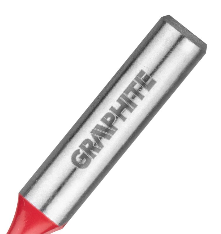 Frez palcowy GRAPHITE jednoostrzowy, HM, 3.96 x 11 mm, trzpień 8 mm 1 szt