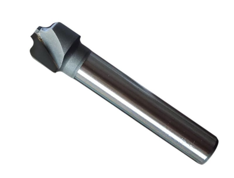 Frez prosty dekoracyjny do drewna Kormax 12,7xH9,5xR2x8mm (FD-SRB-8-12,7-H9,5-R2) - 1 szt.