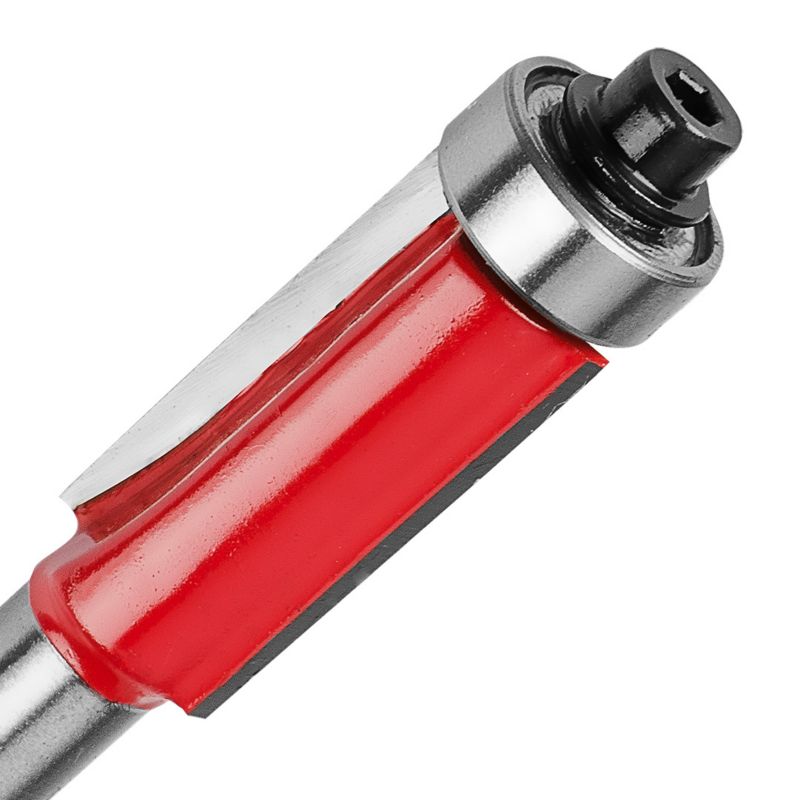Frez prosty GRAPHITE z dolnym łożyskiem, długi, HM, 13 x 50 mm, trzpień 8 mm 1 szt