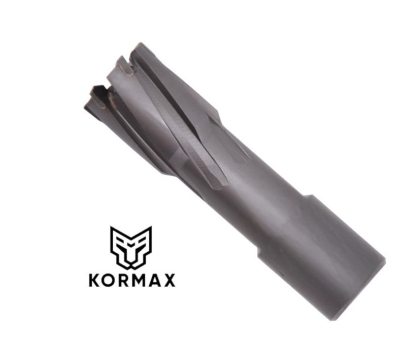 Frez trepanacyjny do metalu z węglika spiekanego Kormax 20x35mm z uchwytem Weldon  (TCTAC2035) - 1 szt.